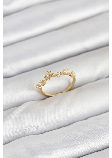 Pirinç Gold Renk Manifest Kadın Yüzük fiyatları