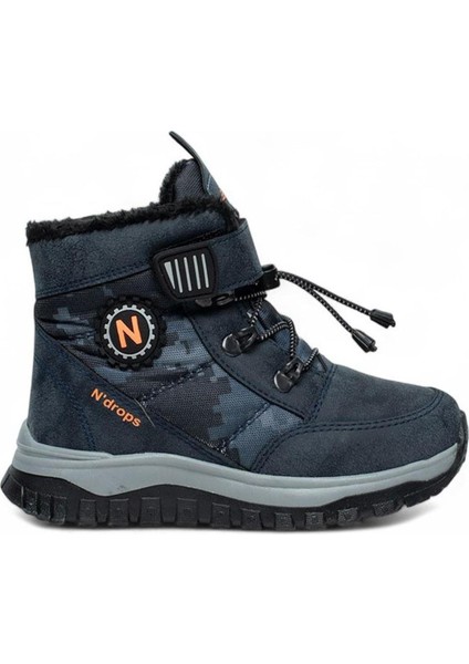 Kürklü Erkek Çocuk Bot Lacivert fiyatları