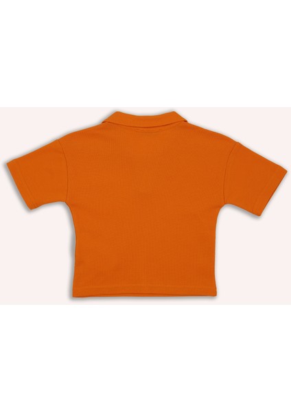 Erkek Bebek Oranj Polo Yaka Tişört fiyatları