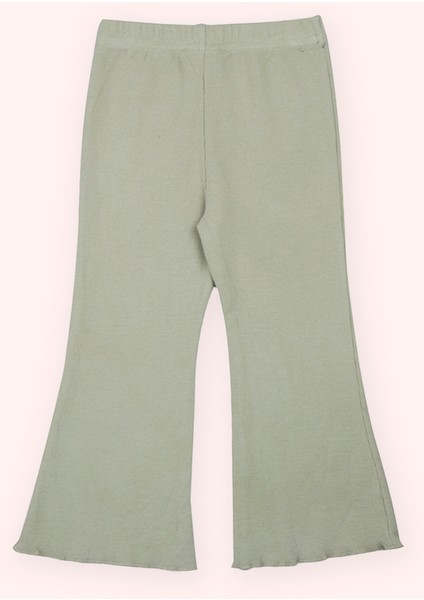 Kız Bebek Bol Paça Haki Tayt