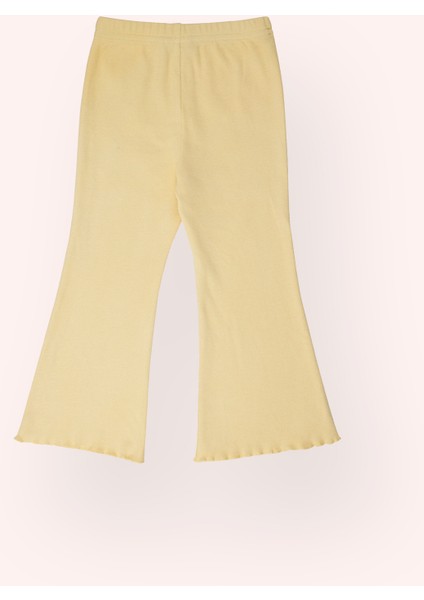 Kız Bebek Bol Paça Sarı Tayt modelleri