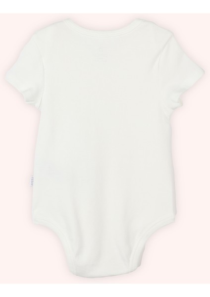 Yenidoğan Baskılı Kısa Kollu 2'li Ekru Body modelleri