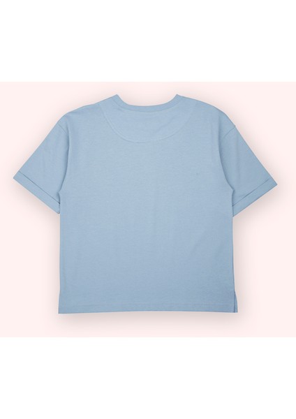 Erkek Çocuk Kısa Kollu Mavi Tişört modelleri