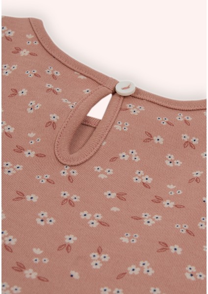 Yenidoğan Desenli Gül Rengi Body Elbise fiyatları