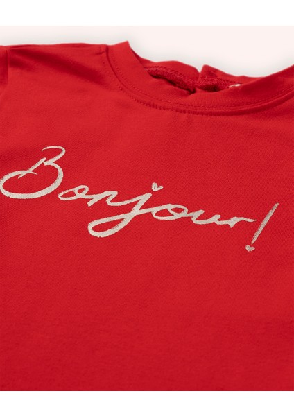 Kız Bebek Kırmızı Tişört modelleri