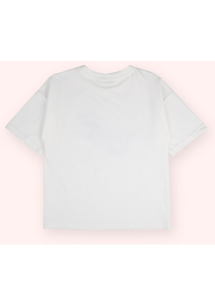 Erkek Çocuk Baskı Detaylı Ekru Tişört modelleri