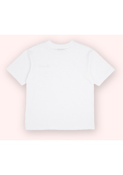 Erkek Çocuk Cepli Kısa Kollu Beyaz Tişört fiyatları