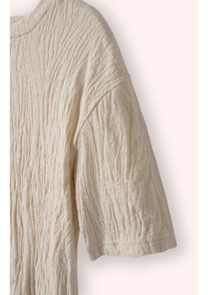 Erkek Çocuk Bisiklet Yaka Bej Tişört fiyatları