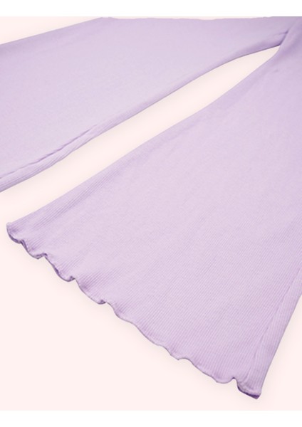 Kız Çocuk Bol Paça Lila Tayt fiyatları