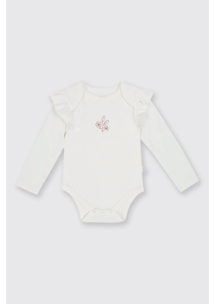 Yenidoğan Uzun Kollu Ekru Body modelleri