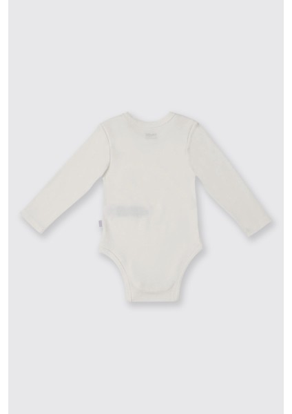 Kız Bebek Uzun Kollu Ekru Body fiyatları