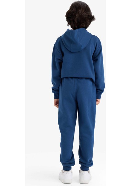 Erkek Çocuk Beli Lastikli Baskılı Eşofman Altı E9447A825WN