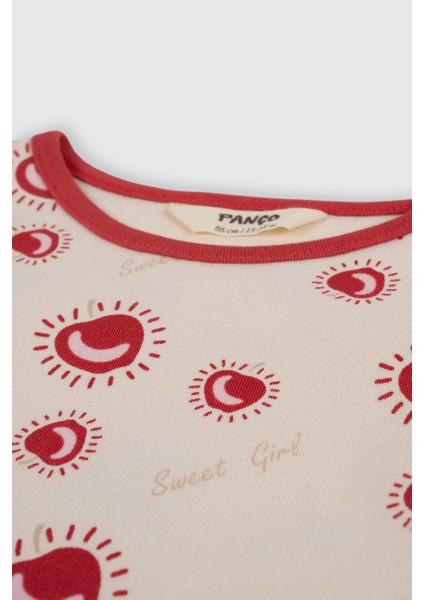 Yenidoğan Desenli Bej 2'li Body Set modelleri