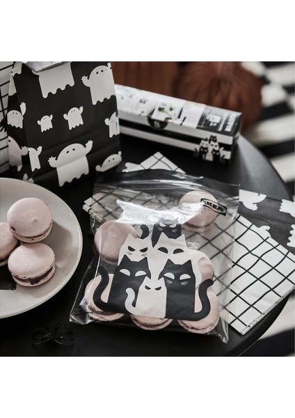 Kustfyr Kilitlenebilir Buzdolabı Poşeti Kedi Deseni Gri 1 Lt 25 Adet fiyatları