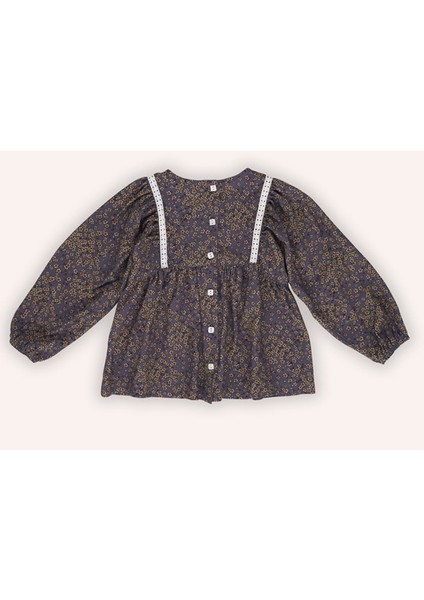 Kız Bebek Desenli Mor Bluz fiyatları