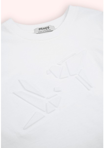 Erkek Bebek Kısa Kollu Beyaz Tişört fiyatları