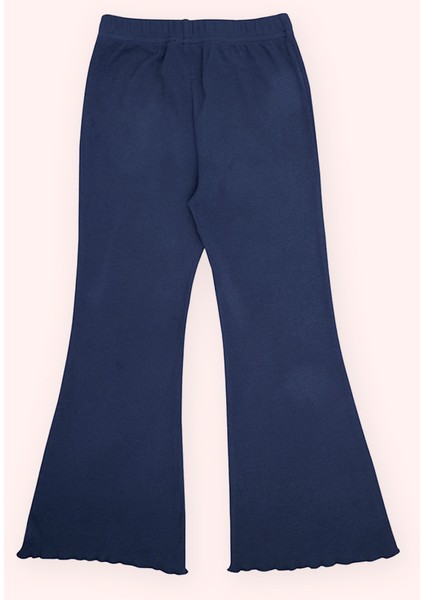 Kız Çocuk Bol Paça Lacivert Tayt modelleri