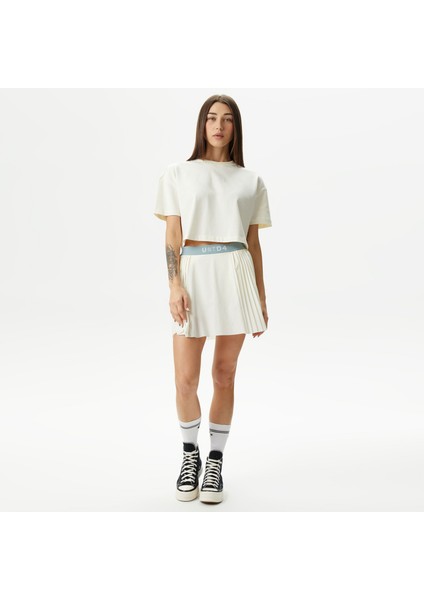 Unıted4 Classic Kadın Krem Etek