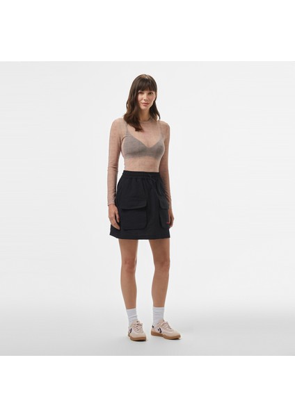 Unıted4 Kadın Siyah Etek