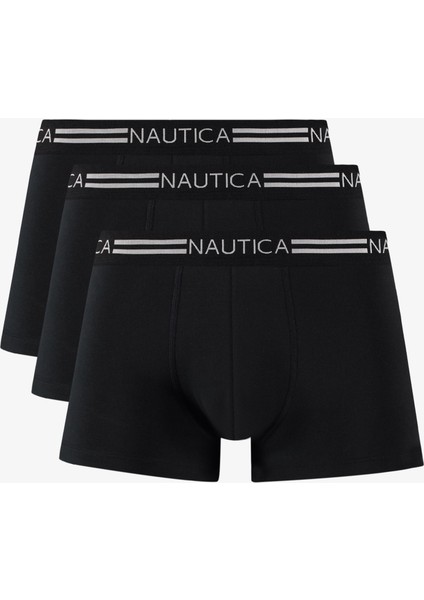 Erkek Siyah Standart Fit 3'lü Boxer