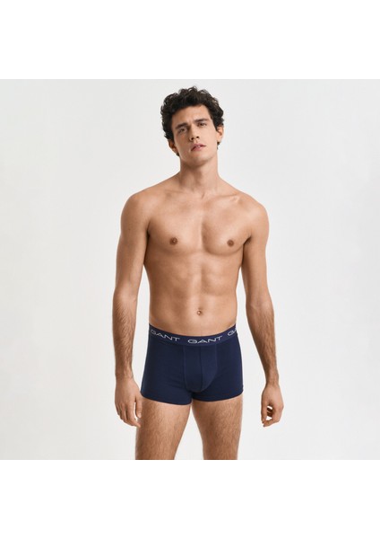 Erkek Lacivert Slim Fit Boxer