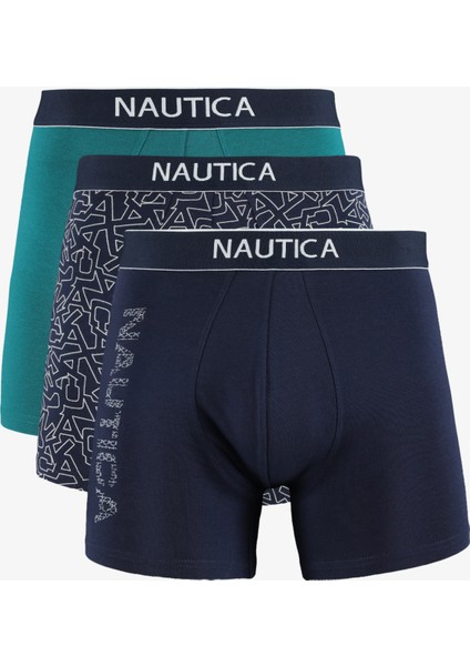 Erkek Lacivert Standart Fit 3'lü Boxer