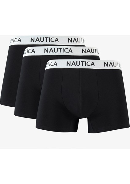 Erkek Siyah 3lü Standart Fit Boxer