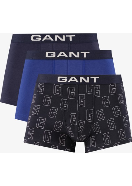 Erkek Lacivert Logolu Boxer