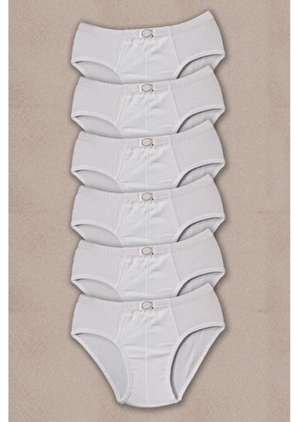 Erkek Çocuk Penye Külot 6 Adet Nefes Alabilir Pamuklu Yapısıyla Ferah Kalın