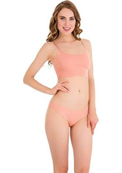 Kadın Dikişsiz Lazer Külot %90 Polyester %5 Elastan %5 Pamuk 3 Adet Paket