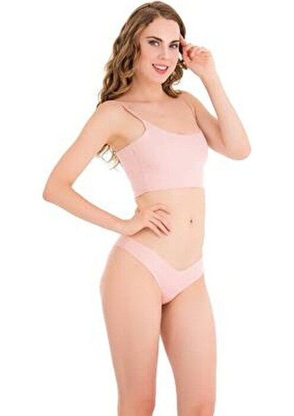 Kadın Dikişsiz Lazer Külot %90 Polyester %5 Elastan %5 Pamuk 3 Adet Paket modelleri