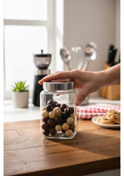 Lines Borosilikat Cam Kavanoz - 820 ml fiyatları