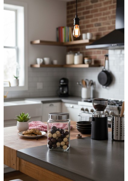 Lines Borosilikat Cam Kavanoz - 820 ml modelleri