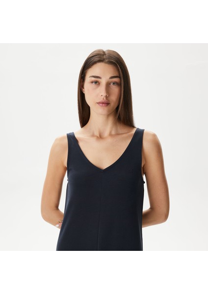 Kadın Siyah Standart Fit Askılı Elbise fırsatları