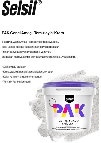 Pak Genel Amaçlı Mucize Temizleyici 500 gr fiyatları