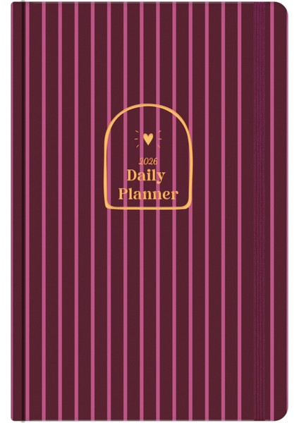 2026 Yılı Günlük Ajanda 16X24 cm - 12 Aylık