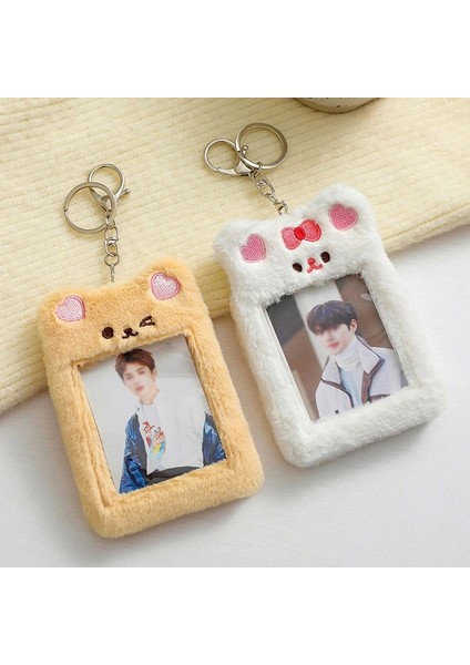 Beyaz Güzel Ayı Kaplan Kimliği Kredi Durumda Karikatür Peluş Hayvanlar Fotocard Koruyucu Kılıf Anahtarlık Fotoğraf Kartı Tutucu Kadın Kart Kapağı (Yurt Dışından) modelleri