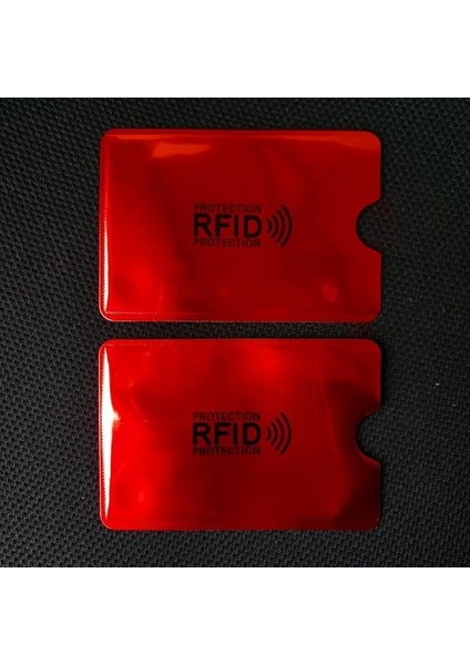 Red-5 Adet 5 Adet Temizle Lazer Kimlik Kartı Tutucu Banka Kredi Kartvizit Kapağı Öğrenci Otobüsü Erişim Kartı Koruyucusu Su Geçirmez Organizatör Vaka (Yurt Dışından)