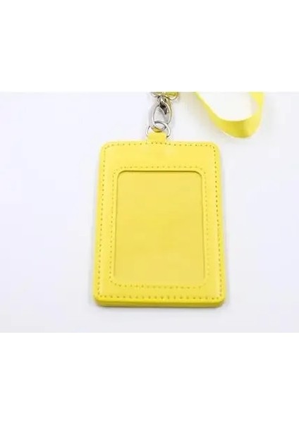 Sarı Dikey 1 Adet Kadın Kredi Kimlik Kartı Rozeti Tutucu Geri Çekilebilir Makara Klip Dize Öğrenci Otobüsü Iş Çalışma Kartı Yaka Kartı Tutucular Çanta (Yurt Dışından)