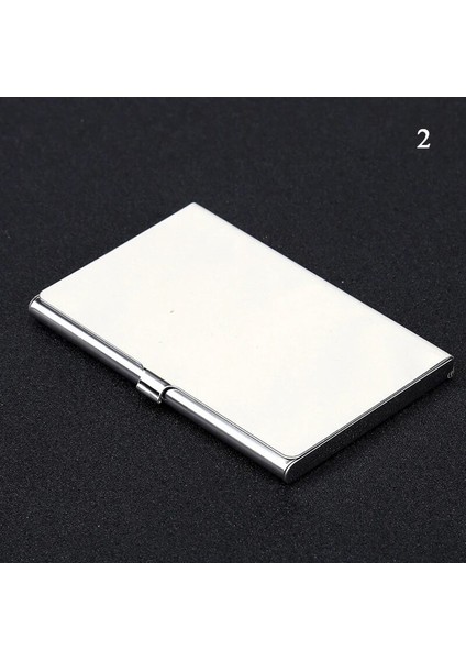 C3 Yaratıcı Kartvizit Kutusu Paslanmaz Çelik Metal Kapaklı Kredi Kartı Kartvizitlik Kart Metal Cüzdan Erkekler Cep Kart Kutusu (Yurt Dışından) indirimleri