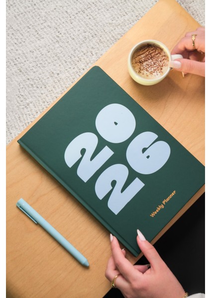 2026 Yılı B5 Haftalık Ajanda 17X24 cm - 12 Aylık Koyu Yeşil fiyatları