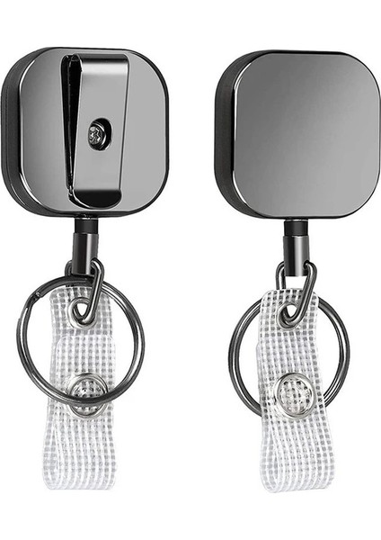 1 Adet B 1 Adet Metal Geri Çekilebilir Makaralı Isimlik Anahtarlık ile Pretty Küp Elektrolizle Rozet Makara Kart Tutucu Aksesuarları Iş Malzemeleri (Yurt Dışından) fiyatları