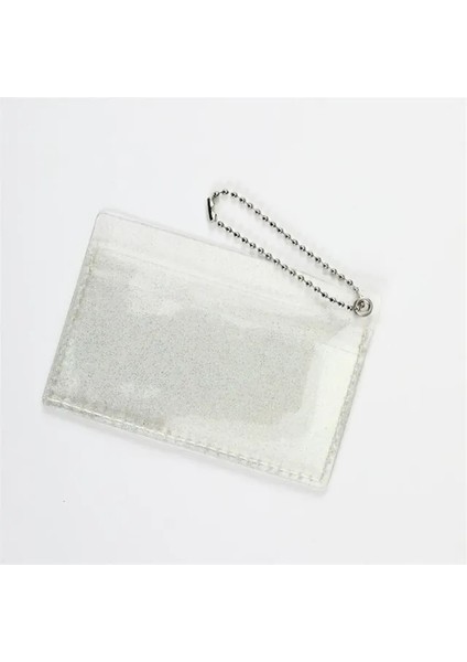 Temizle 1 Adet Moda Kız Kart Cüzdan Pvc Şeffaf Su Geçirmez Küçük Bozuk Para Cüzdanı Kredi Iş Kimlik Kartı Tutucu Kese Erkekler Için Hediye (Yurt Dışından)