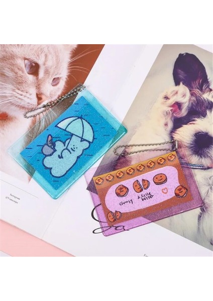 Temizle 1 Adet Moda Kız Kart Cüzdan Pvc Şeffaf Su Geçirmez Küçük Bozuk Para Cüzdanı Kredi Iş Kimlik Kartı Tutucu Kese Erkekler Için Hediye (Yurt Dışından) modelleri