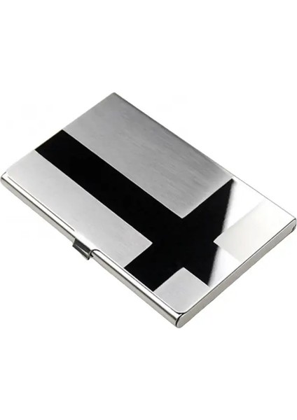 Stil 3 Moda Paslanmaz Çelik Kasa Cep Kutusu Iş Kimliği Kredi Kartı Tutucu Kapak Kadın Erkek (Yurt Dışından)