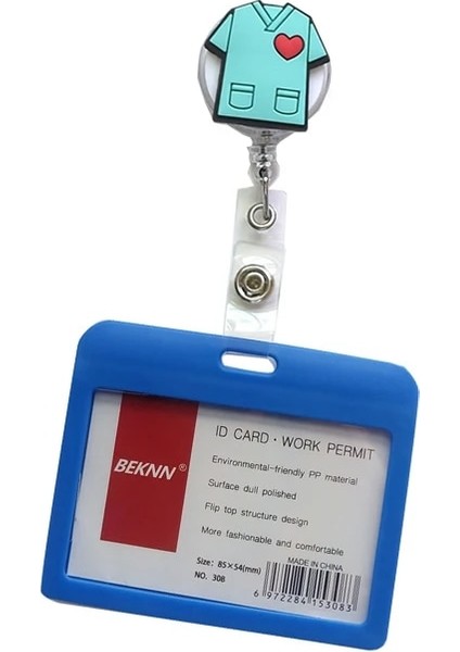 Stil 8 Geri Çekilebilir Tıbbi Işçi Yaka Kartı Makarası Kimlik Etiketi Tutucu Çalışma Kart Klibi Sevimli Ofis Malzemeleri Diş Hekimi Doktor Hemşire (Yurt Dışından) indirimleri