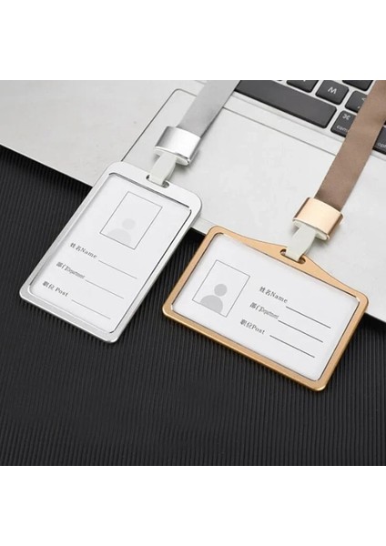 Pembe Kadın Erkek Banka Kredi Kartı Kimlik Tutucu Alüminyum Alaşımlı Kartvizit Kutusu Çalışma Kartı Rozeti Kordon Tutucu Koruyucu Kapak (Yurt Dışından) modelleri