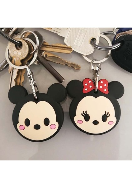 Stil 6 Disney Karikatür Minnie Anahtarlık Silika Jel Anahtar Kılıfı Ince Kahya Anahtar Erişim Giriş Koruma Kartı Koruyucu Tutucu (Yurt Dışından) modelleri
