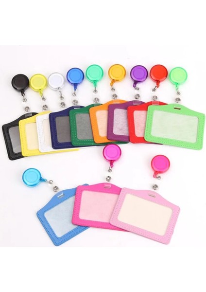 Pembe Banka Kredi Kartı Sahipleri Otobüs Kimlik Kartı Sahipleri Kimlik Kartı Koruyucu Kapak Geri Çekilebilir Makaralı Ofis Arzı Kırmızı/sarı/mavi (Yurt Dışından) fiyatları