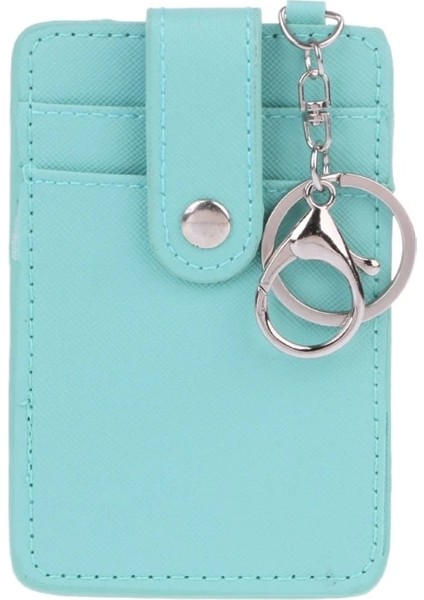 Kırmızı Unisex Renkler Taşınabilir Kimlik Kartı Tutucu Otobüs Kartları Kapak Kılıf Ofis Çalışması Anahtarlık Anahtarlık Aracı (Yurt Dışından) fırsatları